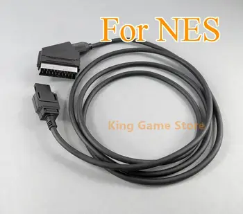 10 adet/grup 1.8 m RGB AV Video Scart Kablosu Kabloları RGB Bağlantı Kablosu Değiştirme Nintendo NES Scart Ses Video Av Kablosu