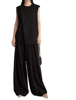2023 Kadın Giyim Eğlence moda kolsuz yelek takım elbise