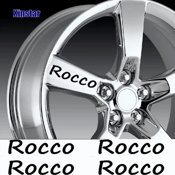 4 adet Rocco Araba Jant Sticker VW Volkswagen GTI SCİROCCO İçin