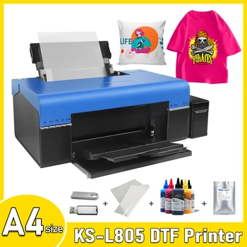 A4 DTF Yazıcı İçin L805 tişört baskı makinesi impresora dtf A4 DTF Yazıcı İçin T-shirt Hoodie dtf yazıcı a4