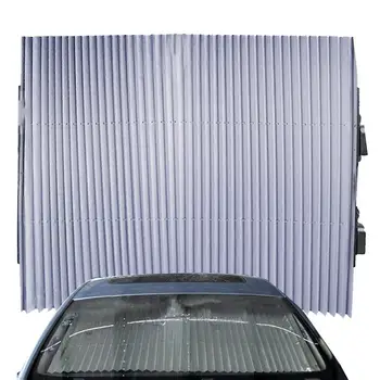 Araç ön camı Güneşlik Perdeleri Geri Çekilebilir Cam stor perde Araba Perdeleri Ayarlanabilir Katlanabilir Gizlilik araba güneşliği İçin