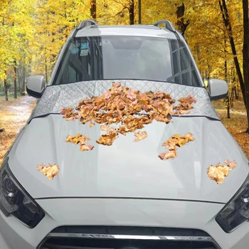 Evrensel Fit araba sileceği Koruyucu SUV Anti-guano Düşen Yapraklar Cam Güneşlik Blok Ağacı Tutkal Anti Yaprak Mat