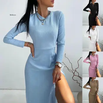 Kadın Dantelli Kravat Boyun Midi kalem elbise 2022 Zarif Sonbahar Kısa Kollu Seksi Bodycon Elbise İş Giysisi Kadın Giysiler