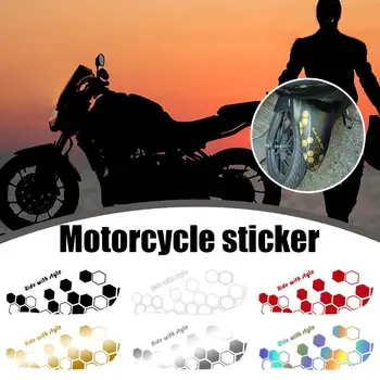 Motor Ön Çamurluk Tarak vinil yapışkan Evrensel Tarzı Motosiklet Vücut Dekor Çıkartması Tarak Çıkartmalar