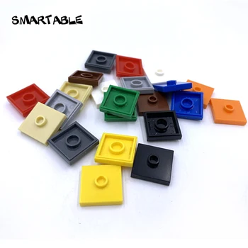 Smartable Plaka 2x2 Oluk ve 1 Merkezi Damızlık Yapı Taşları Tuğla MOC Parçası çocuk için oyuncak Uyumlu 23893 /87580 190 adet / grup