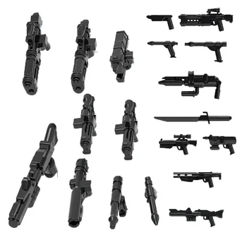X0303 Tuğla ABS Aksesuarları Film Serisi Karakter Silah Yapı Taşları Rakamlar Çocuk Koleksiyonu Oyuncaklar Hediye