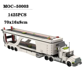 Yeni MOC-50003 Yapı Taşı 8-Grid Araba Taşıma Büyük Sondaj Makinesi Kamyon Bulmaca Montaj Modeli Yetişkin ve çocuk oyuncağı Hediye